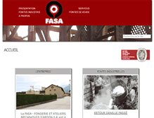 Tablet Screenshot of fasa.ch